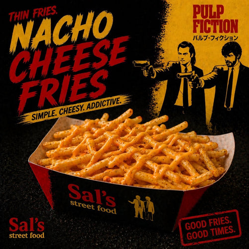 Golden nacho fries
