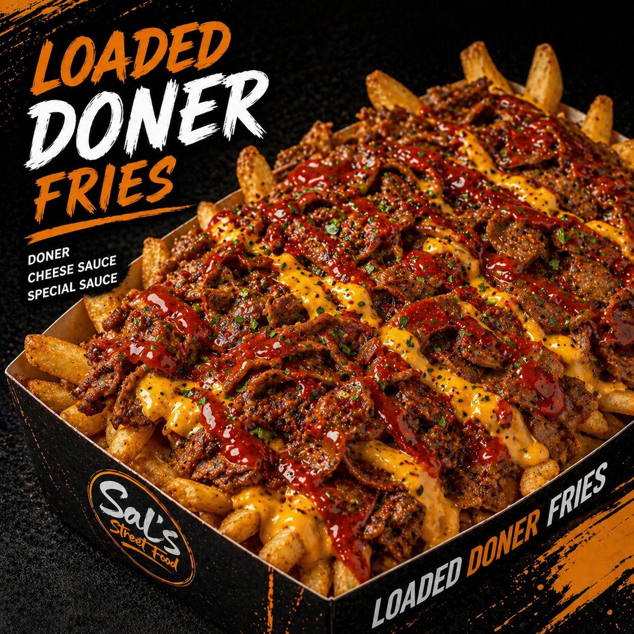 Loaded donner fries