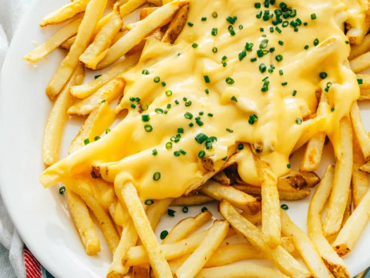 Golden nacho fries