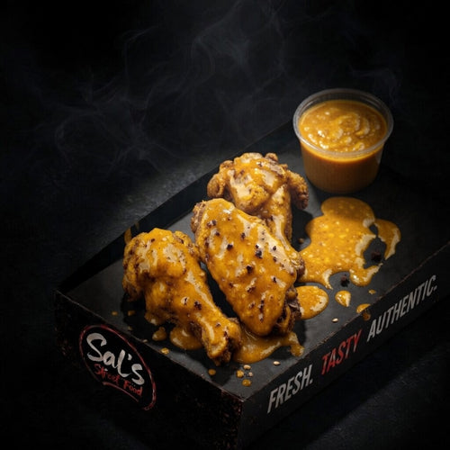 🔥 Honey Mustard Wings 🔥 3